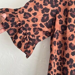 Gianni Bini Leopard Wrap Dress